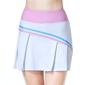 Beroy Tennis Golf Athleisure Athletic Skort Skirt White XL